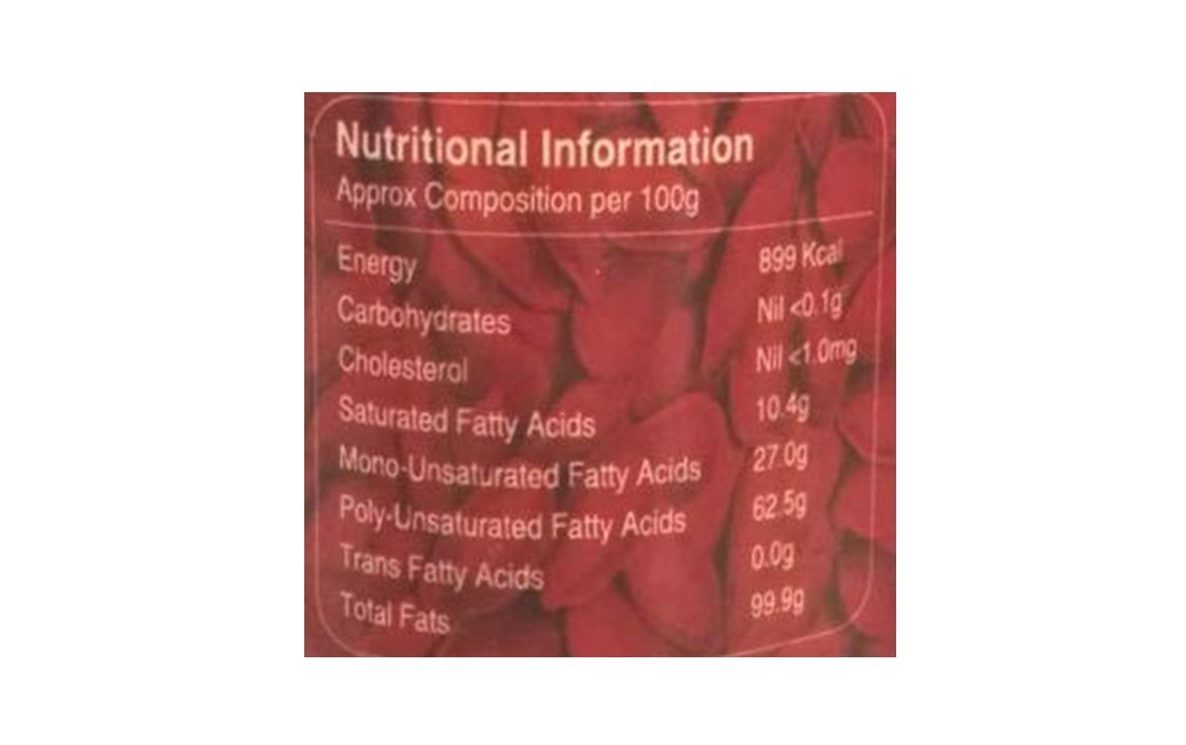 Indic Wisdom Edible Flaxseed Oil Virgin & Cold Pressed   Plastic Bottle  200 millilitre